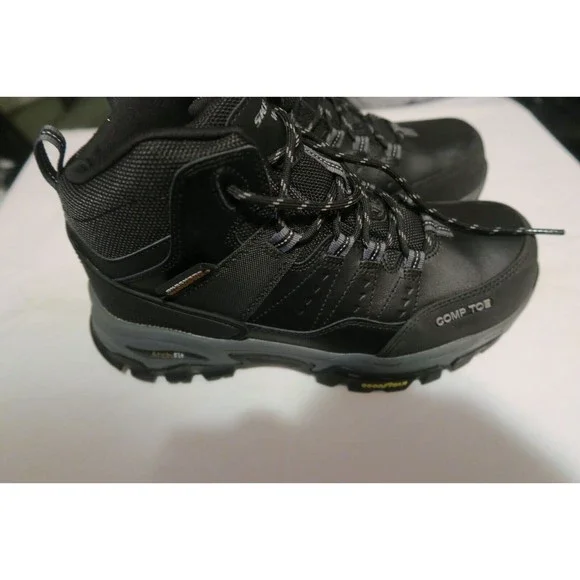Skechers Work Arch Fit Tarver CT Work Boots Black Composite Toe 200161 Men\'s 7.5 Skechers Work Arch Fit Tarver CT Work Boots Black Composite  main image 3